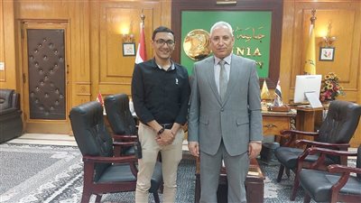 رئيس جامعة المنيا يبحث إمكانية تدشين نقاط للإسعاف داخل الحرم الجامعي 