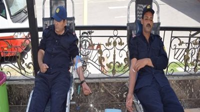 حملة للتبرع بالدم بمديرية أمن البحر الأحمر | صور