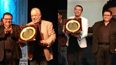 تكريم صفاء أبو السعود وأشرف زكي ومصطفى كامل في البيت الفني للفنون الشعبية | صور