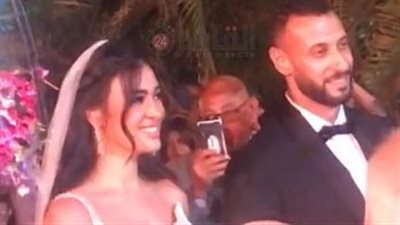 الصور الأولى من حفل زفاف ميرنا نور الدين وعمر عطية | خاص