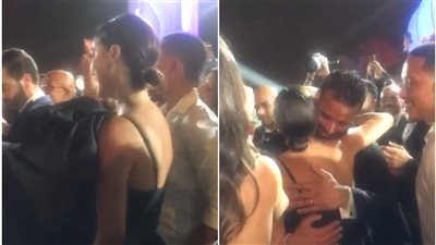 وصلة رقص وقبلات من بسمة بوسيل في حفل زفاف ميرنا نور الدين |فيديو 