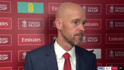 تين هاج عقب خسارة كأس الاتحاد: أشعر بخيبة أمل ولكنني فخور بفريقي