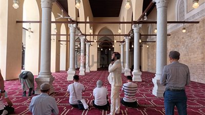 قبل افتتاحه.. الصور الأولى لمسجد الظاهر بيبرس بعد الانتهاء من ترميمه 