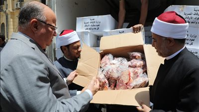  محافظ القاهرة يتفقد دفعة جديدة من مشروع لحوم صكوك الإطعام لعام 2023 | صور 