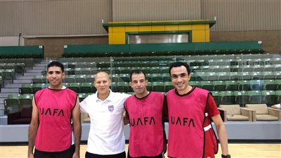 الثلاثي المصري يجتاز اختبارات اللياقة البدنية للحكام استعدادا لبطولة كأس العرب لكرة الصالات