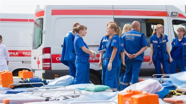 عمليات إسعاف في روسيا