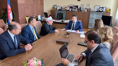 مفتي الجمهورية: دار الإفتاء على استعداد تام للتعاون مع علماء صربيا