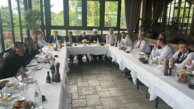 المفتي العام لصربيا يقيم مأدبة غداء رسمية احتفاءً بزيارة شوقي علام لبلجراد