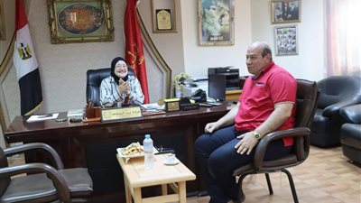 رئيس مدينة بورفؤاد يناقش استعدادات مدارس المدينة لانطلاق امتحانات شهادة الثانوية العامة