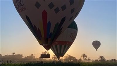 لليوم الثاني على التوالي إلغاء رحلات البالون الطائر بالأقصر لسوء الأحوال الجوية