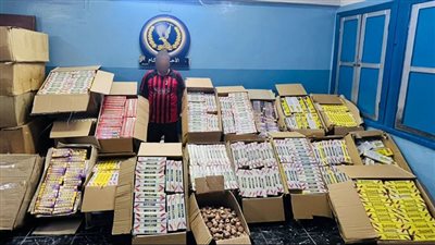 القبض على شخص بحوزته 2 مليون قطعة ألعاب نارية في حدائق القبة