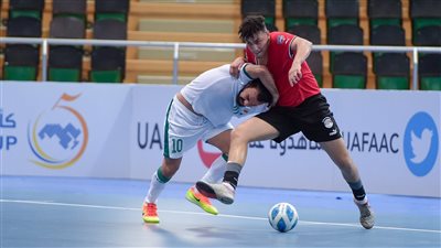 منتخب الصالات يتعادل مع العراق في ثاني مباريات دور المجموعات بـ كأس العرب 