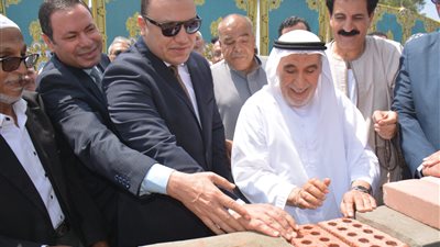 نائب محافظ الدقهلية يضع حجر أساس المعهد الديني النموذجي بالسنبلاوين