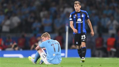 الإصابة تواصل ملاحقة دي بروين في نهائيات دوري أبطال أوروبا