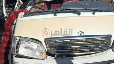 إصابة 9 أشخاص في انقلاب ميكروباص أعلى الطريق السياحي بالهرم