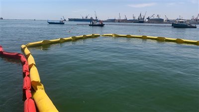 نجاح مناورة مصر المحروسة 19 لمكافحة التلوث البترولي بميناء غرب بورسعيد