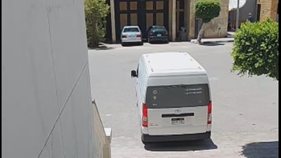  وصول جثمان جورج إسحق إلى كنيسة الكاتدرائية بالعباسية