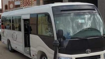 الأهالي يوفرون حافلة لنقل طلاب الثانوية العامة ببئر العبد في شمال سيناء