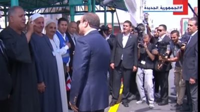 مواطن بالبحيرة لـ السيسي: أنت أسد ومّن الله علينا بك.. الحلم أصبح حقيقة