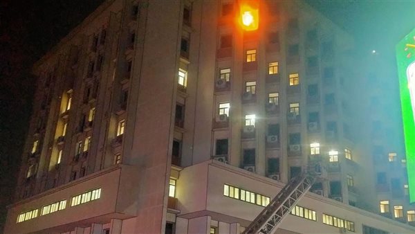 حريق بمستشفى الإصابات