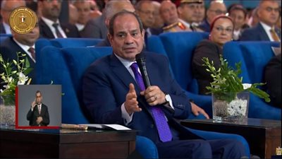 السيسي يفتتح عددا من المشروعات بالإسكندرية عبر الفيديو كونفرانس
