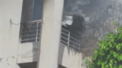 حريق شقة سكنية داخل كومبوند دار مصر بالشيخ زايد 