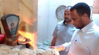 تحرير 17 محضر مخالفة للمخابز البلدية خلال حملة تموينية بديرمواس بالمنيا