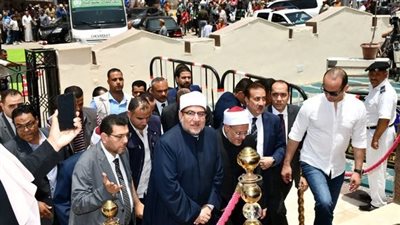 بـ9 ملايين جنيه.. وزير الأوقاف يفتتح مسجد سيدي شبل بالمنوفية | صور 