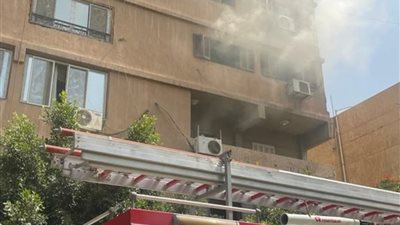 انتداب المعمل الجنائي لفحص أسباب حريق مقهى بالقناطر دون خسائر بشرية 