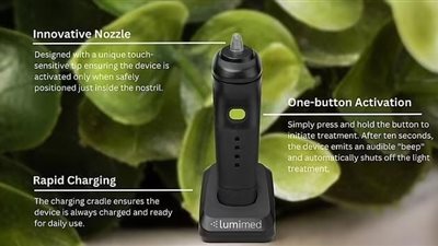 أطباء يطورون جهازا يضيء الأنف لعلاج الإصابة بحمى القش 