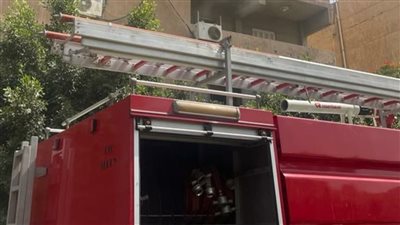 فحص أسباب حريق في مسجد أسفل مجموعة عيادات طبية بالقليوبية