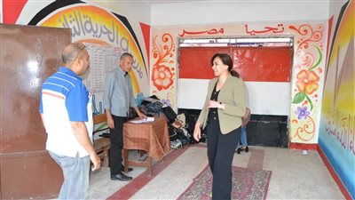 نائب محافظ البحيرة تتفقد لجان امتحانات الثانوية العامة في الدلنجات