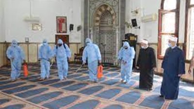 حملة نظافة واسعة بالمساجد استعدادا لصلاة عيد الأضحى المبارك