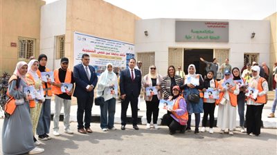 ختام فعاليات قافلة التنمية الشاملة لجامعة عين شمس بحي المحروسة