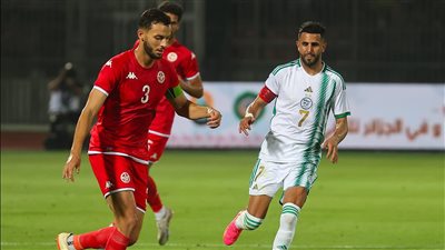 التعادل الإيجابي يحسم نتيجة مباراة الجزائر وتونس الودية