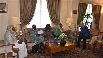 أبو الغيط يتلقى مبادرة من وفد المجتمع النسوي السوداني لوقف الحرب ومعالجة تداعياتها