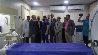 رئيس الجامعة المنيا يتفقد مستشفى القلب والصدر الجامعي بالمنيا الجديدة