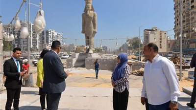 محافظ الدقهلية يتابع أعمال تطوير شارع الجيش بالمنصورة 