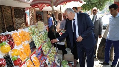 وزير الزراعة يتفقد المنافذ التابعة للوزارة ويوجه بتوفير السلع بأسعار مخفضة