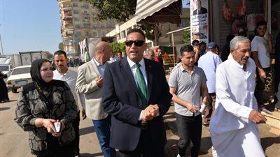 محافظ الدقهلية يتفقد منفذ لحوم المنصورة قبل عيد الأضحى