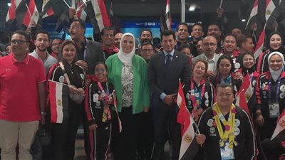 حققوا 49 ميدالية.. وزيرا التضامن والرياضة يستقبلان أبطال الأولمبياد الخاص بعد عودتهم من برلين