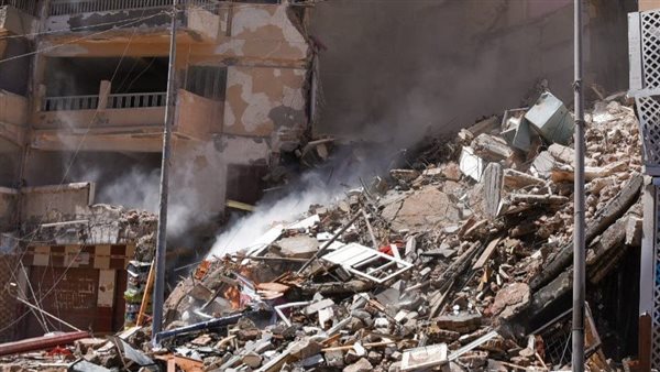 انهيار عقار.. صورة