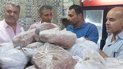 تموين بورسعيد تحبط محاولة بيع لحوم مجمدة وبلدي قبل ساعات من عيد الأضحى