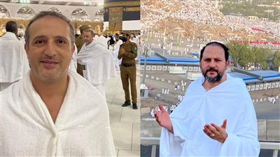 منهم عماد زيادة وشريف مدكور.. مشاهير يؤدون مناسك الحج