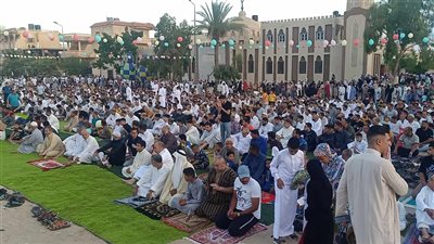 آلاف المواطنين يؤدون صلاة عيد الأضحى المبارك في المساجد بشمال سيناء 