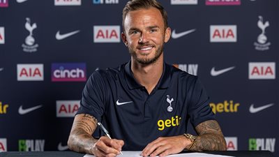 رسميا.. توتنهام يعلن التعاقد مع ماديسون من ليستر سيتي