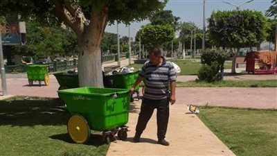 محافظ المنيا يتابع جهود الوحدات المحلية في حملات النظافة والتجميل خلال أيام العيد