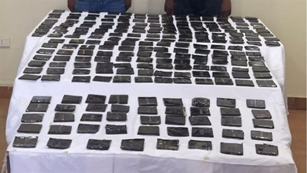 المخدرات مضبوطة