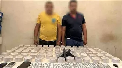 حبس شخصين لاتهامهما بالإتجار في المخدرات بالمرج