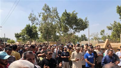 تشييع جثمان الصبي زياد ضحية السيارة الطائشة بالقليوبية│صور